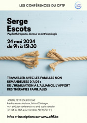 Conférence CFTF Serge Escots