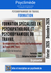 Formation en psychopathologie et psychodynamique du travail