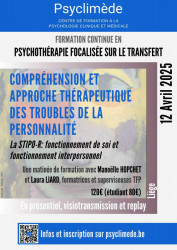 Psychothérapie focalisée sur le transfert - troubles de la personnalité
